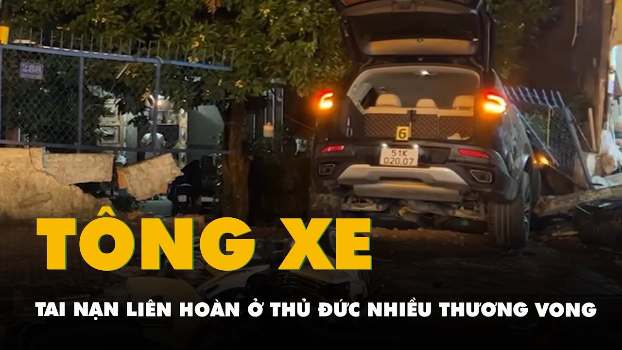 Tai nạn liên hoàn ở Thủ Đức khiến cô gái 18 tuổi tử vong, nhiều người nhập viện