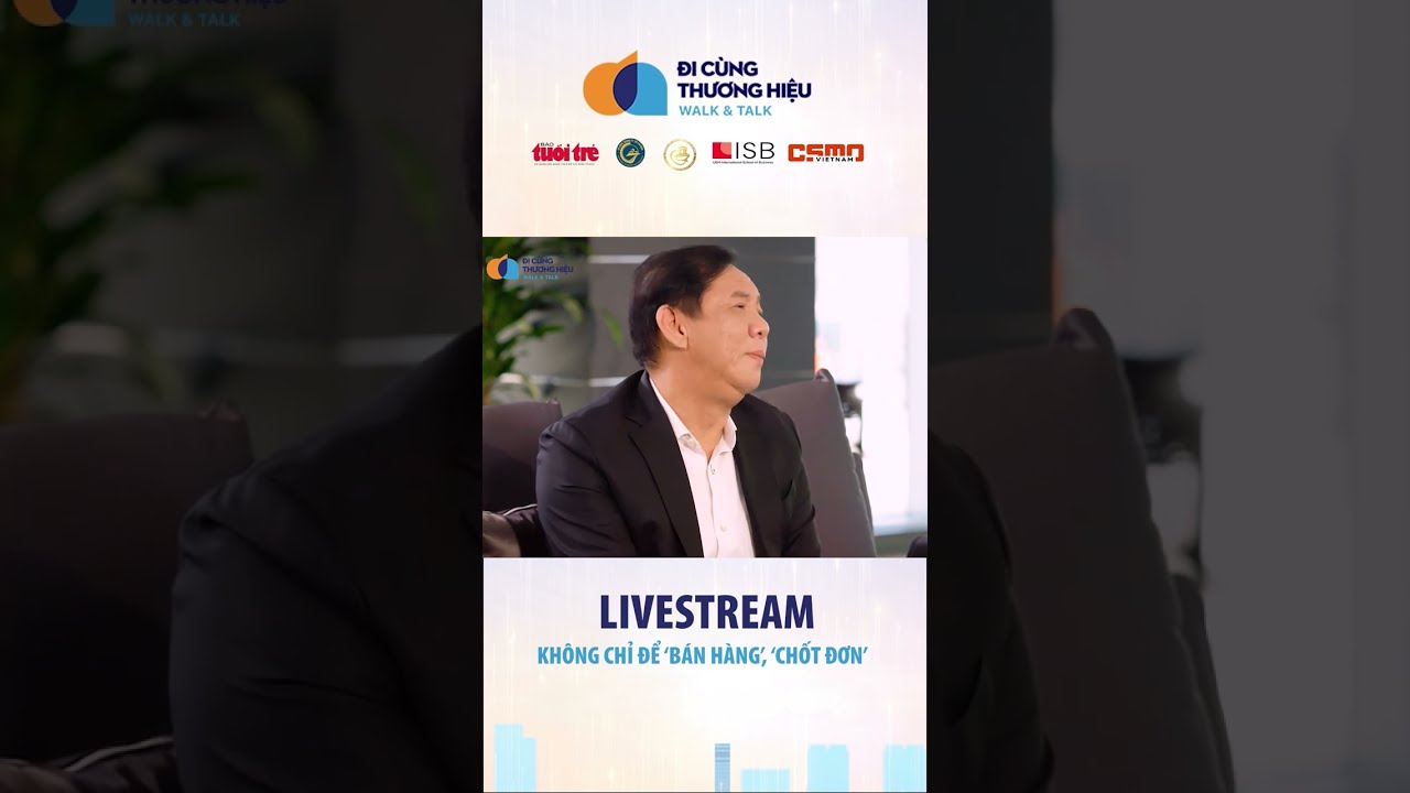 Livestream không chỉ để 'bán hàng', 'chốt đơn'