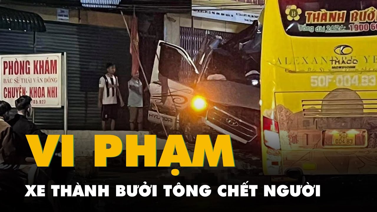 Xe Thành Bưởi gây tai nạn chết người ở Đồng Nai từng vi phạm tốc độ 496 lần