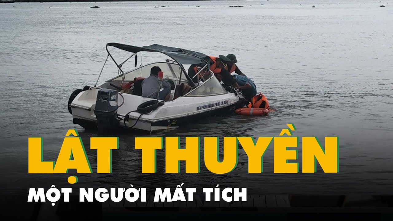 Lật thuyền máy trên sông Đồng Nai do mưa giông, một người mất tích