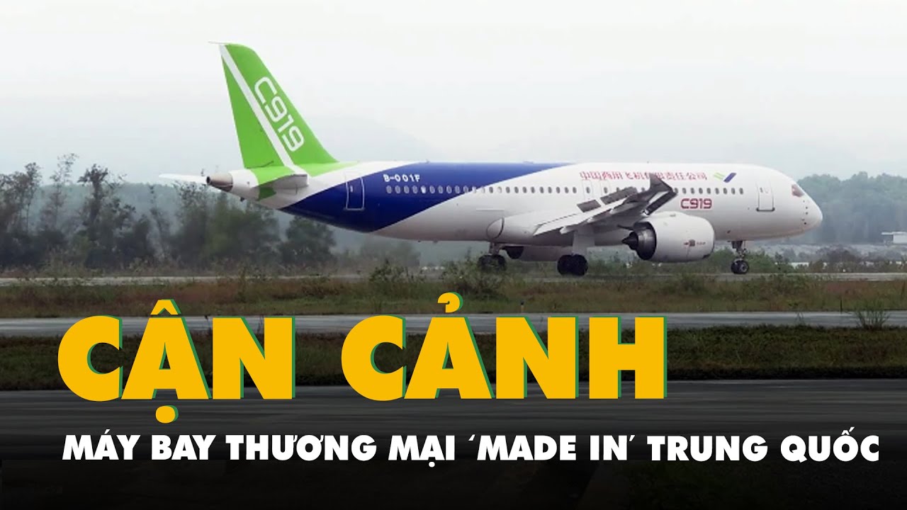 Cận cảnh hai máy bay thương mại 'made in' Trung Quốc lần đầu đến Vân Đồn