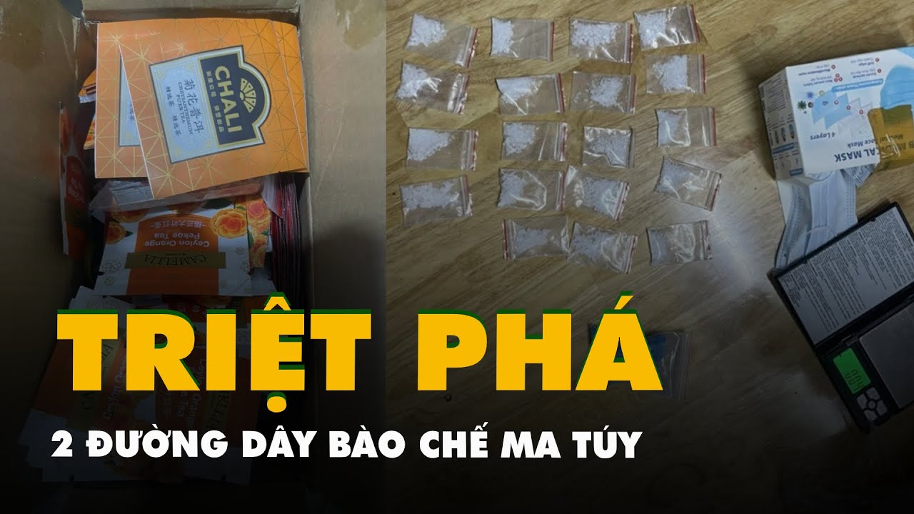 Công an TP.HCM triệt phá 2 đường dây bào chế ma túy