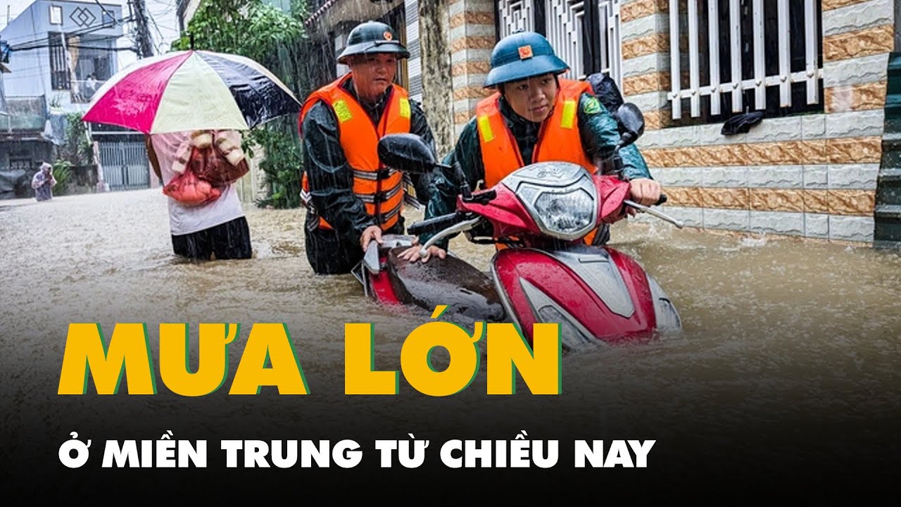 Miền Trung lại có mưa lớn từ chiều nay, có nơi trên 400mm