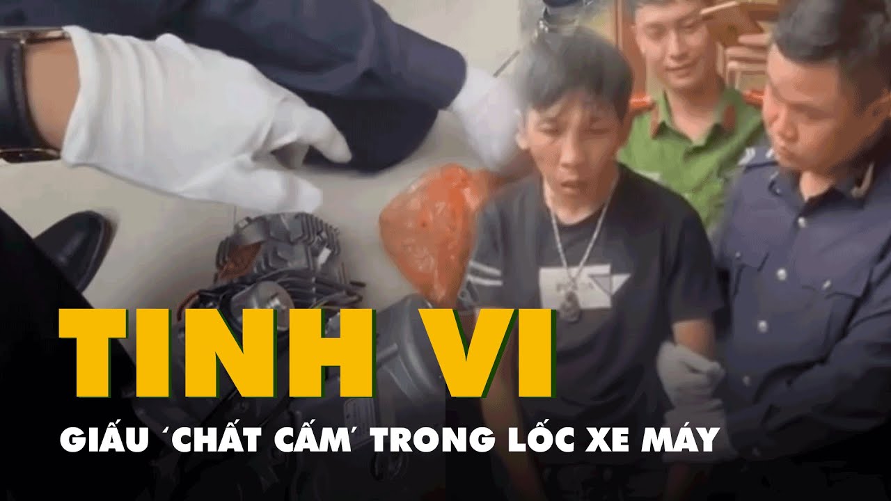 Giấu 'chất cấm' trong lốc xe máy đưa từ Lào về Đà Nẵng, 3 người liên quan bị bắt