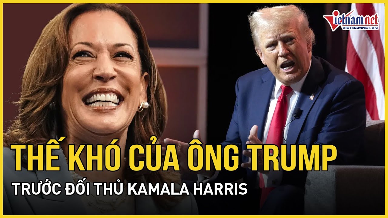 Thế khó của ông Trump trước đối thủ Harris trong bầu cử tổng thống Mỹ | Báo VietNamNet