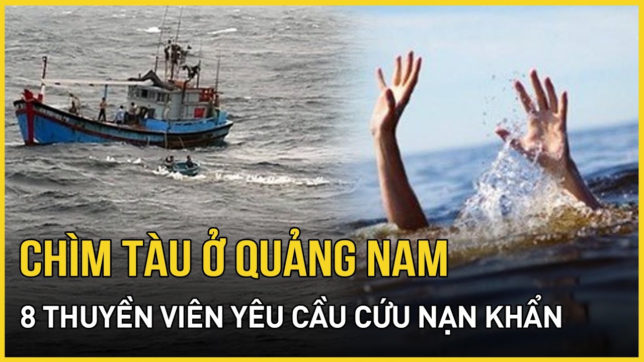 Quảng Nam: Tàu hàng bị chìm trên biển, 8 thuyền viên yêu cầu cứu nạn khẩn cấp | Báo VietNamNet