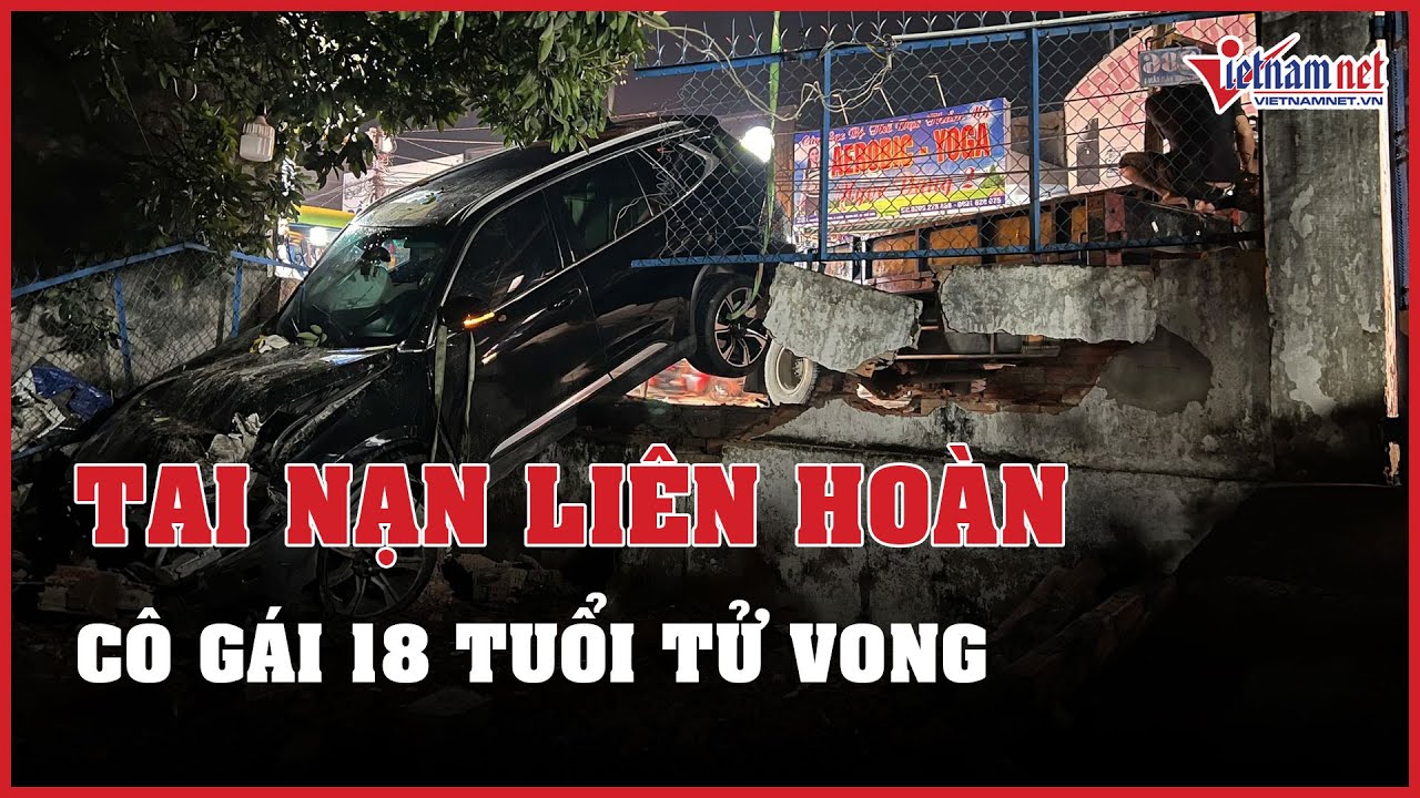 TP.HCM: Ô tô gây tai nạn liên hoàn, cô gái 18 tuổi tử vong | Báo VietNamNet