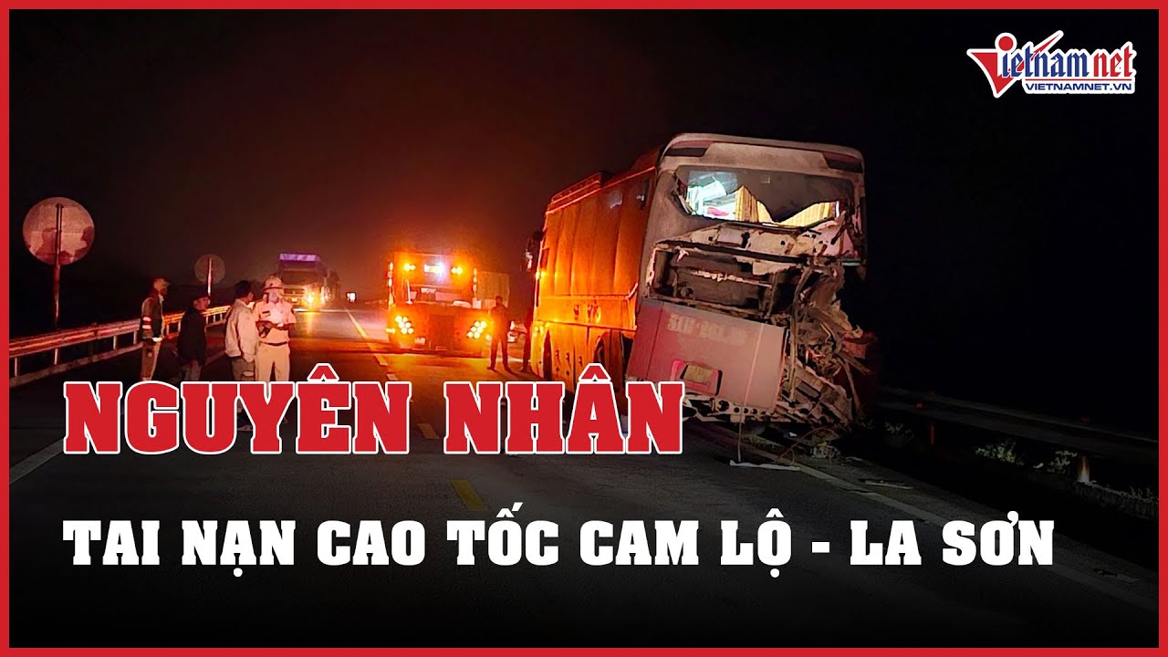 Nguyên nhân ban đầu vụ tai nạn trên cao tốc Cam Lộ - La Sơn khiến 2 người tử vong | Báo VietNamNet