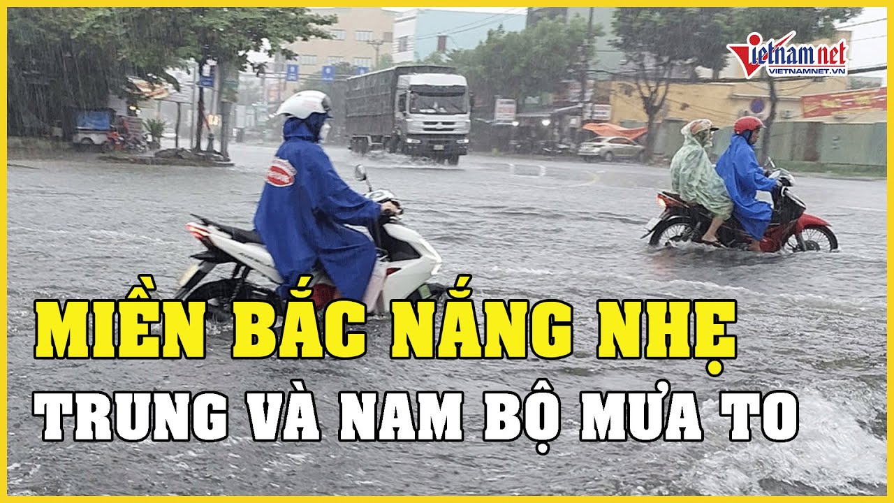 Dự báo thời tiết 16/10/2023: Miền Bắc nắng nhẹ, Trung và Nam Bộ mưa to | Báo VietNamNet