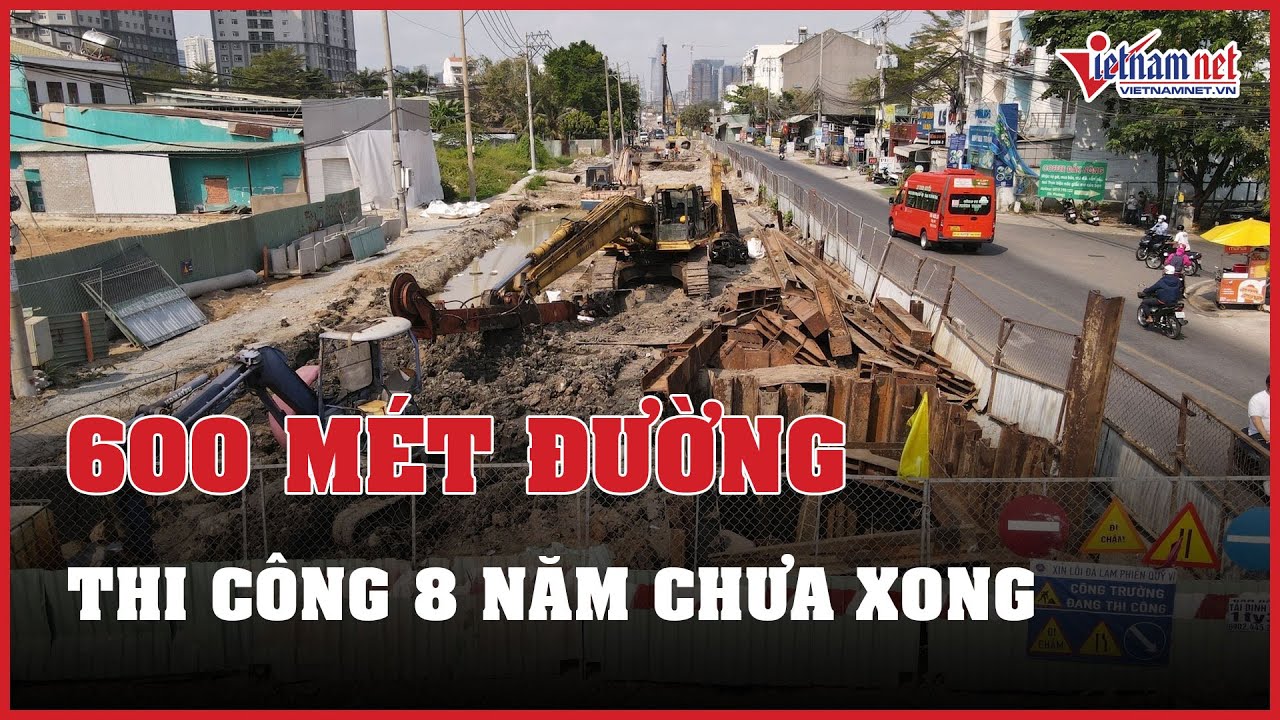 TP.HCM: 600 mét đường thi công 8 năm chưa xong, người dân ngao ngán | Báo VietNamNet