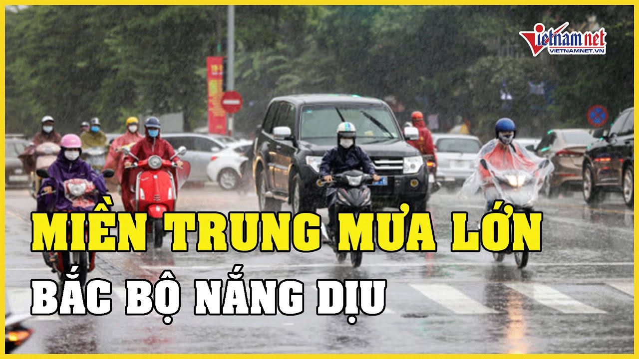 Dự báo thời tiết 23/10/2023: Miền Trung mưa lớn, Bắc Bộ nắng dịu | Báo VietNamNet