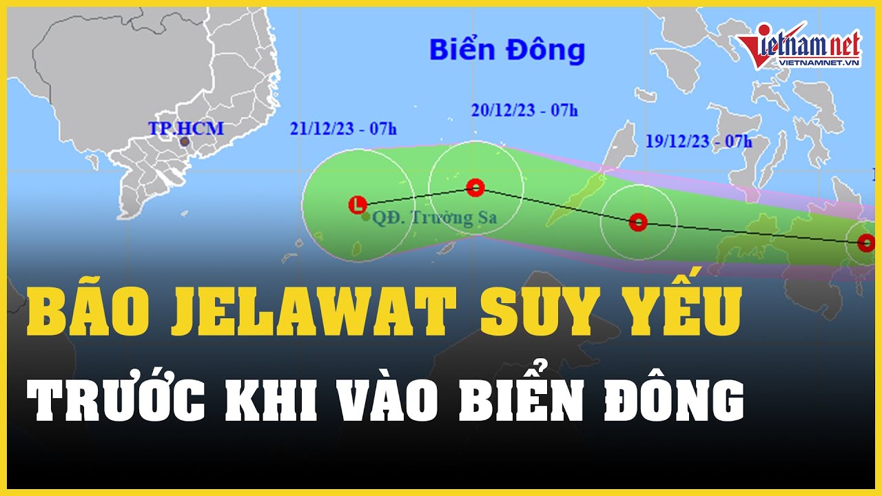 Bão Jelawat suy yếu trước khi vào Biển Đông | Báo VietNamNet