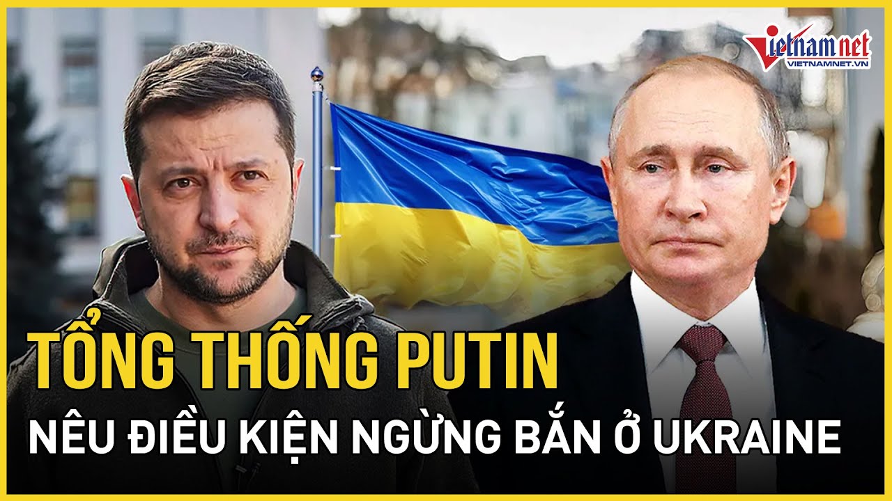 Tổng thống Nga Putin bất ngờ đưa ra điều kiện ngừng bắn ở Ukraine | Báo VietNamNet