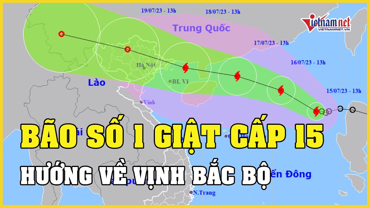 Bão số 1 có lúc giật cấp 15, hướng về vịnh Bắc Bộ | Báo Vietnamnet