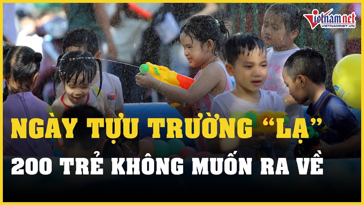 Ngày tựu trường 'lạ' ở một trường mầm non khiến 200 trẻ không muốn ra về | Báo VietNamNet