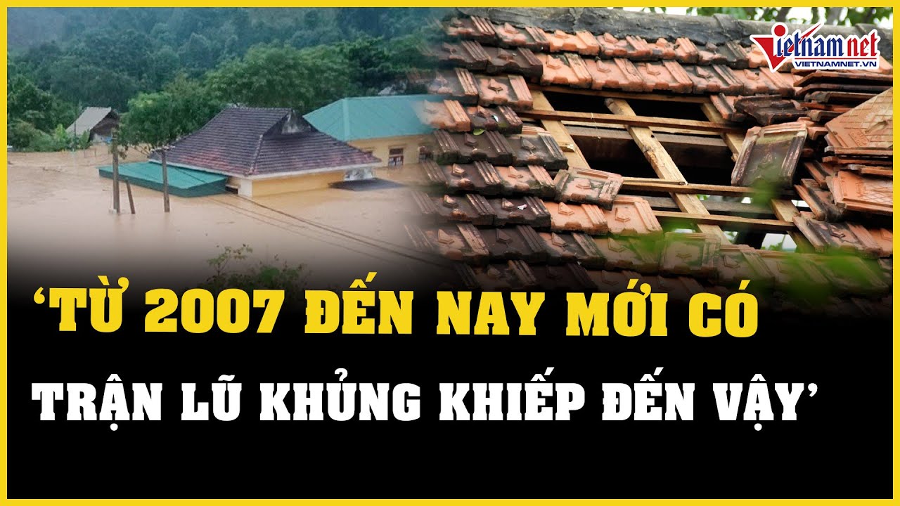 Mưa lũ tàn phá miền Trung, người dân oằn mình khắc phục | Báo VietNamNet