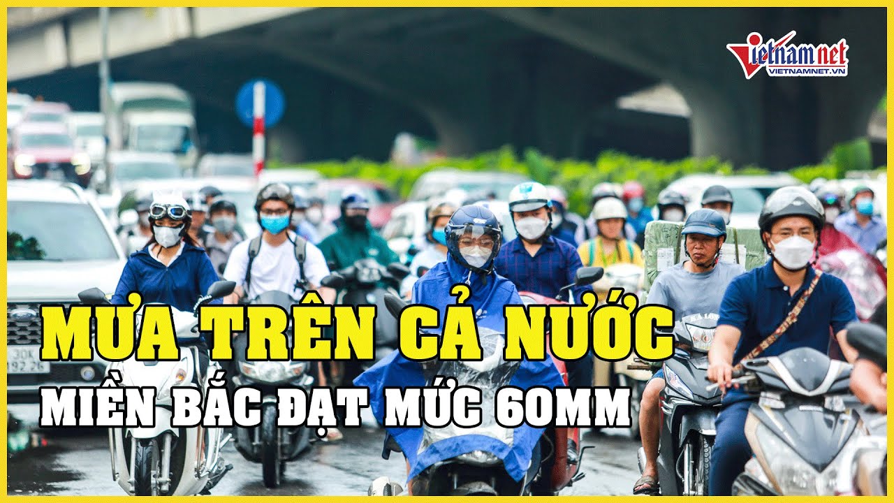 Dự báo thời tiết hôm nay ngày 6/6/2023: Cả nước có mưa, miền Bắc đến mức trên 60mm