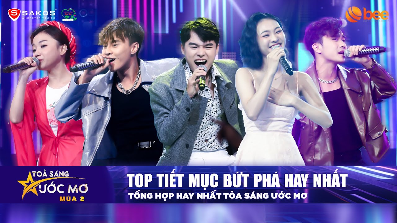 Bùng nổ TOP ca khúc bứt phá TỎA SÁNG ƯỚC MƠ MÙA 2 | Playlist bài hát hay nhất Live Stage