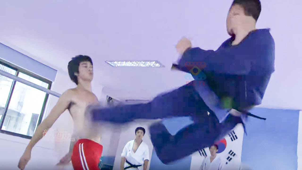 Lý Tiểu Long Thách Đấu Võ Quán Hàn Quốc Chỉ 1 Chiêu Vô Ảnh Cước Hạ Gục Cao Thủ Taekwondo | BIGTV