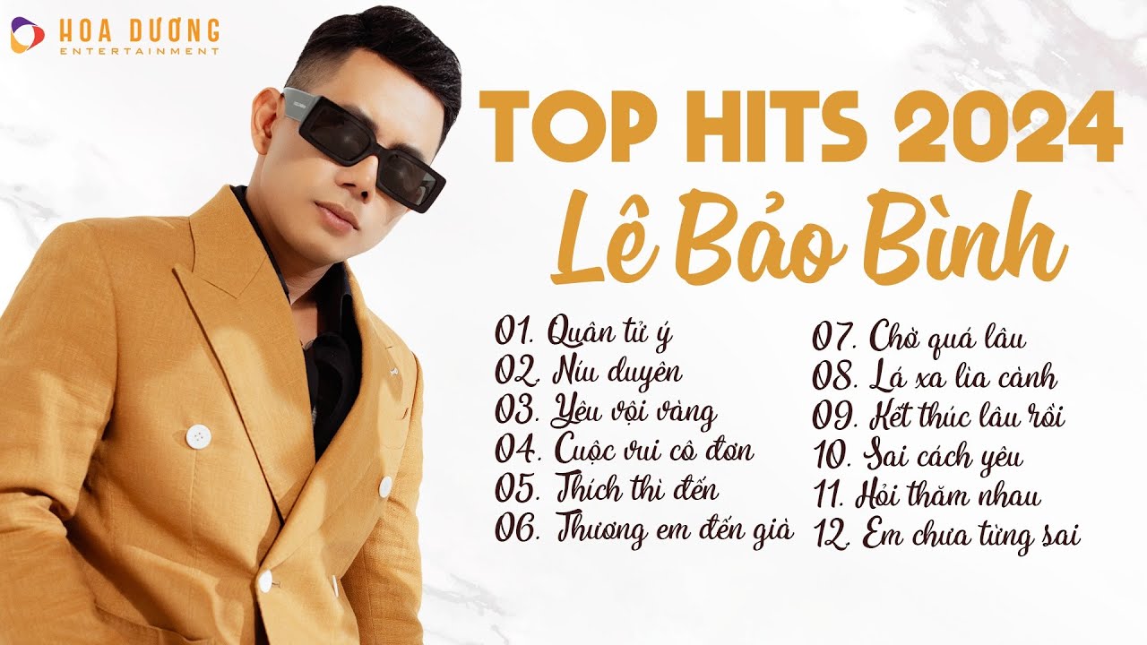 Lê Bảo Bình TOP Hits 2024 - LK Quân Tử Ý, Níu Duyên | Album Nhạc Trẻ Ballad Hay Nhất 2024