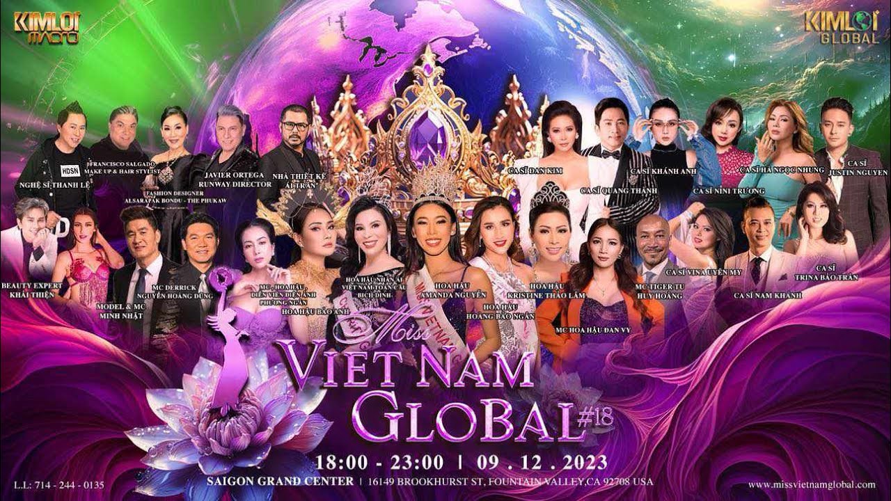 Show Miss VietnamGlobal #18 vào ngày 9 tháng 12 năm 2023