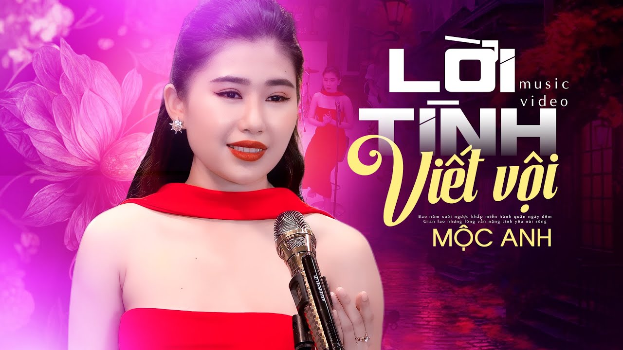 Lời Tình Viết Vội - Mộc Anh | Ca Sĩ Trẻ Xinh Đẹp Hát Liên Khúc Nhạc Lính Mới Hot Nhất 2024