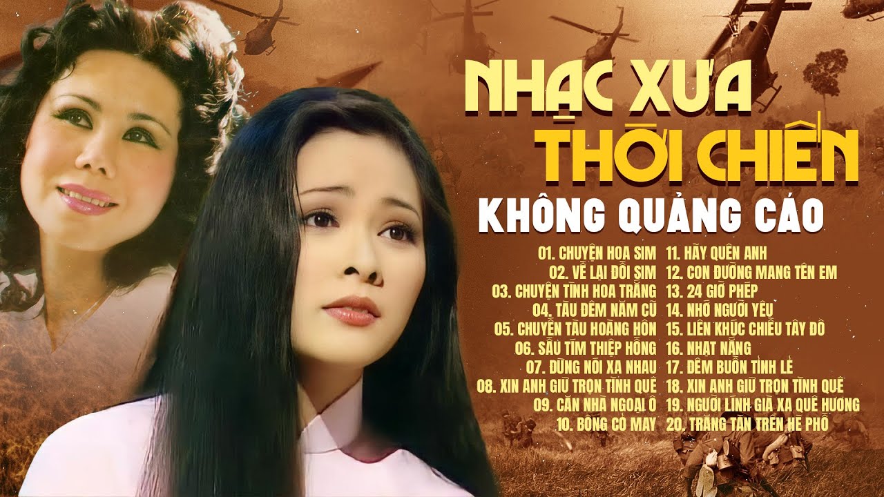 Chuyện Hoa Sim - Nhạc Xưa 1975 Bất Hủ Để Đời | Tuyển Tập Nhạc Xưa 1975 KHÔNG QUẢNG CÁO