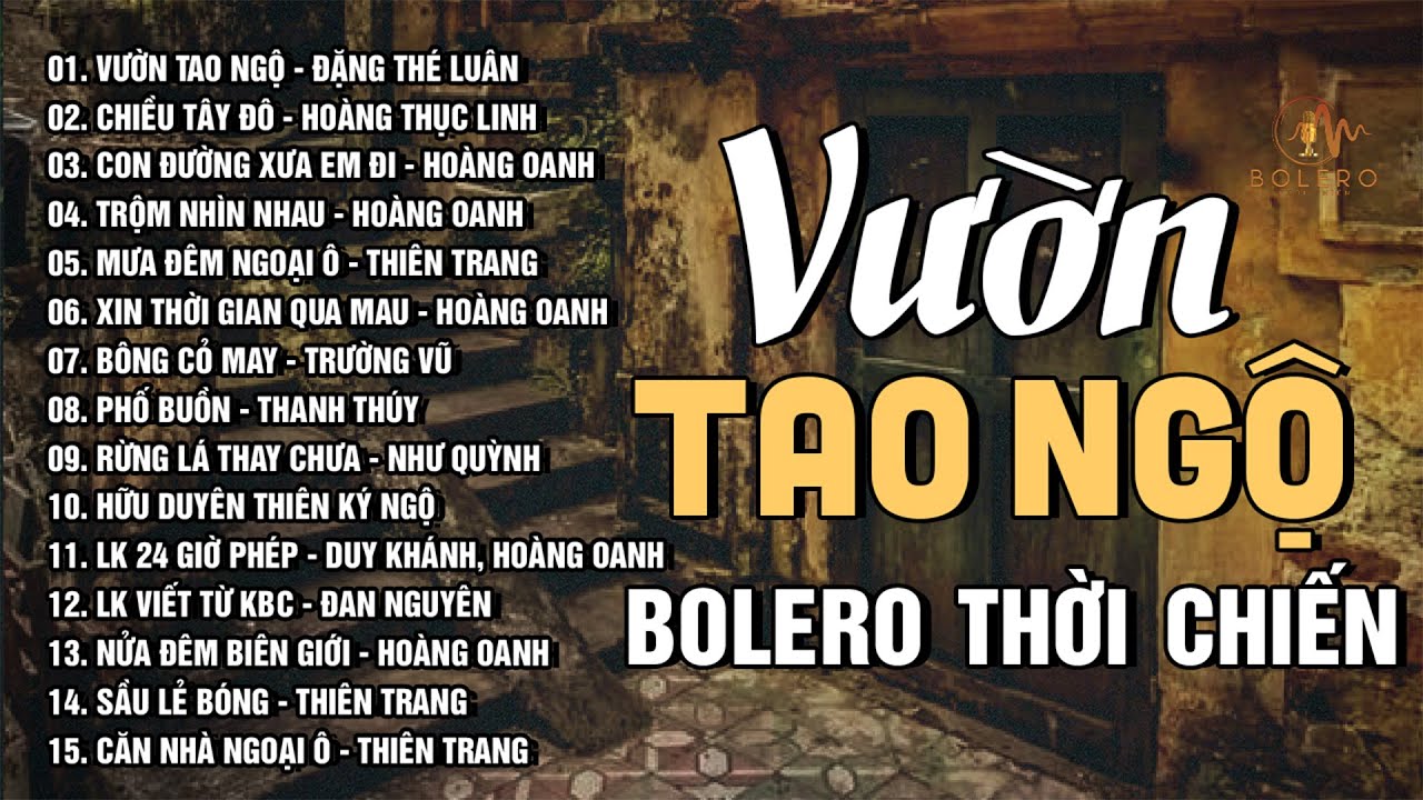 Vườn Tao Ngộ, Chiều Tây Đô - LK Nhạc Xưa Hải Ngoại Nghe Một Lần Là Nhớ Mãi | Nhạc Xưa Bất Hủ