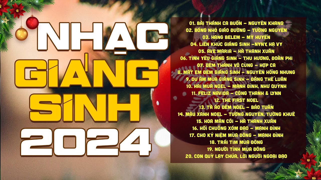 Nhạc Noel Xưa Hay Nhất 2024 - LK Nhạc Giáng Sinh Bất Hủ | Bài Thánh Ca Buồn, Bóng Nhỏ Giáo Đường