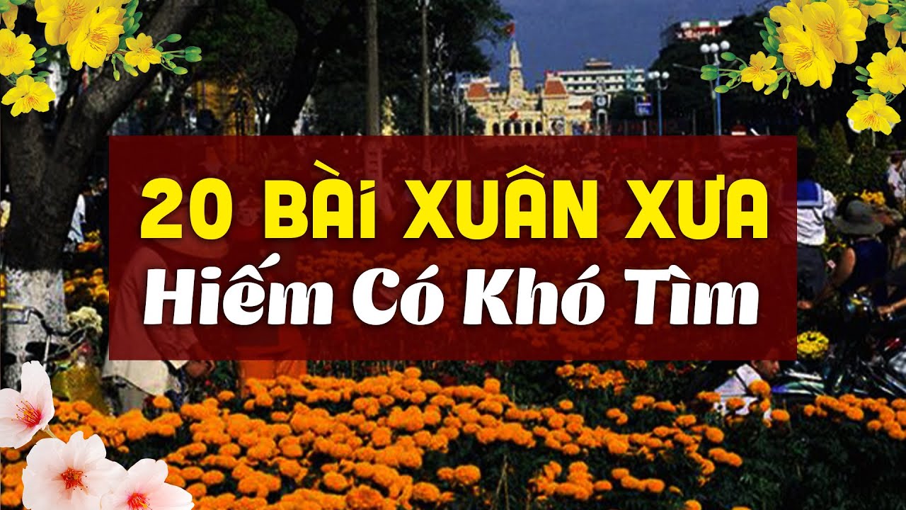 20 NHẠC XUÂN XƯA 1975 Hiếm Có Khó Tìm - Nhạc Xuân Hải Ngoại Hay Nhất Chào Năm Mới 2024