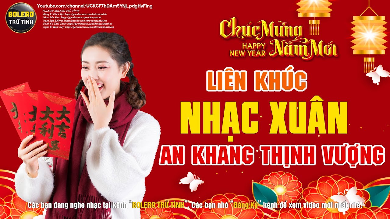 NHẠC XUÂN HẢI NGOẠI MỪNG XUÂN - Liên Khúc Cánh Bướm Vườn Xuân, Xuân Yêu Thương, Xuân Đã Về...