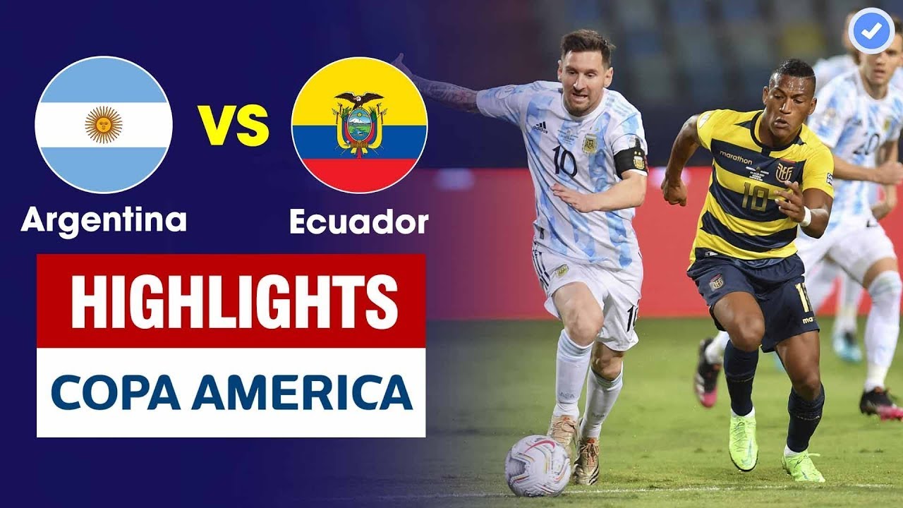 Highlights Argentina vs Ecuador   Siêu nhân Messi ghi siêu phẩm sút phạt và cú đúp kiến tạo đỉnh cao