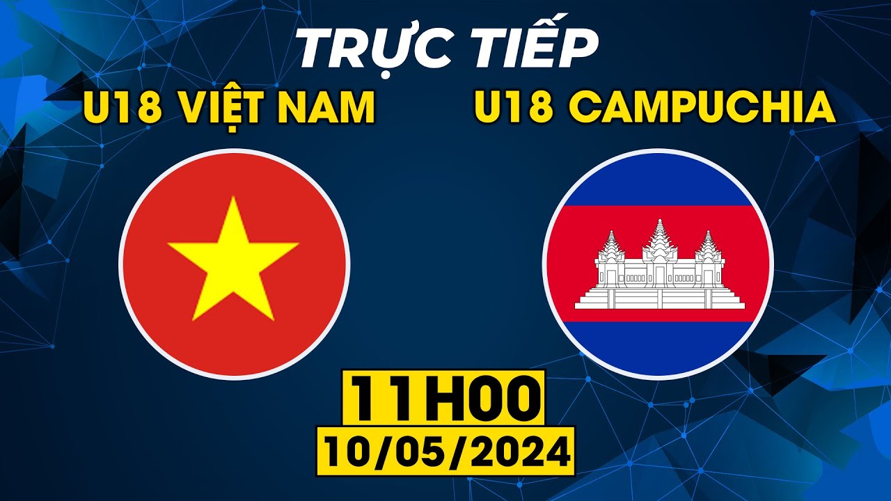 🔴U18 Việt Nam - U18 Malaysia | U18 Đông Nam Á | Hàng Phòng Ngự Mã Lai Bị Xé Nát