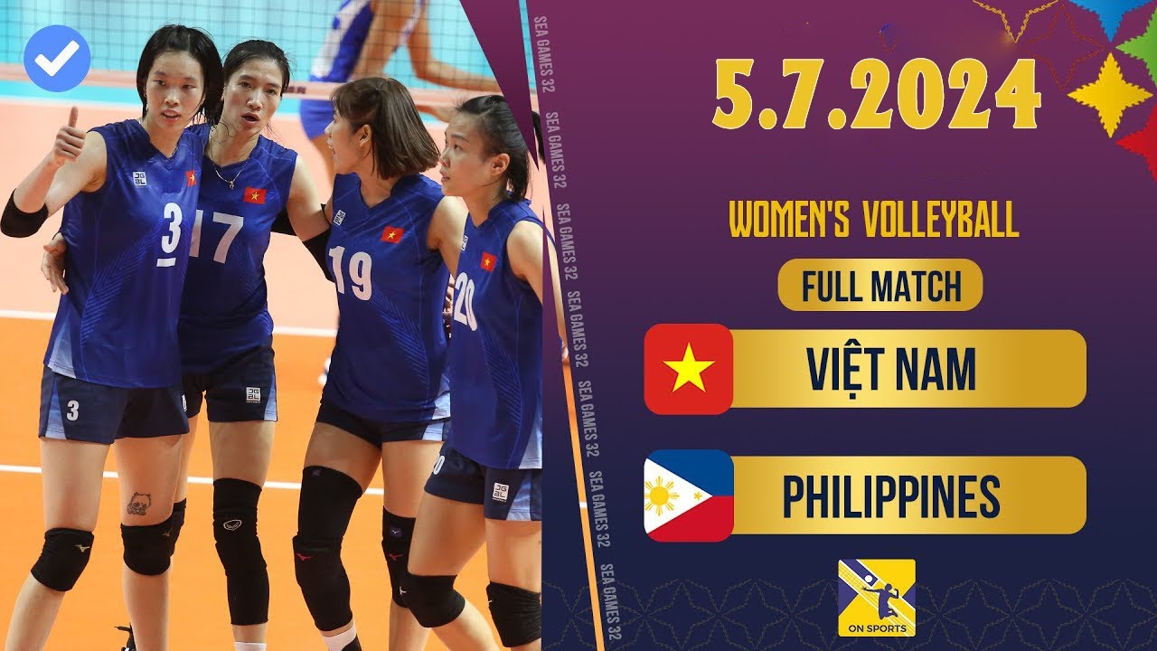 Relive | Philippines - Việt Nam | Women's Volleyball | Giành Vé Vào Vòng Trong