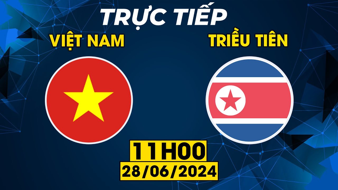 Trực Tiếp | Việt Nam - Triều Tiên | Sức Mạnh Việt Nam Khiến Đối Thủ Chỉ Dám Phòng Ngự