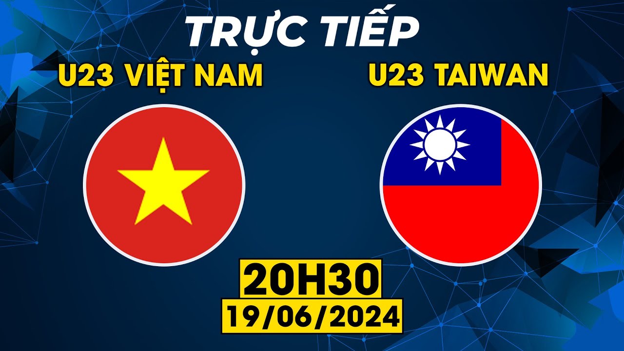 🔴U23 Việt Nam - U23 Taiwan  | Rượt Đuổi Kịch Tính, Đối Thủ Thở Không Ra Hơi