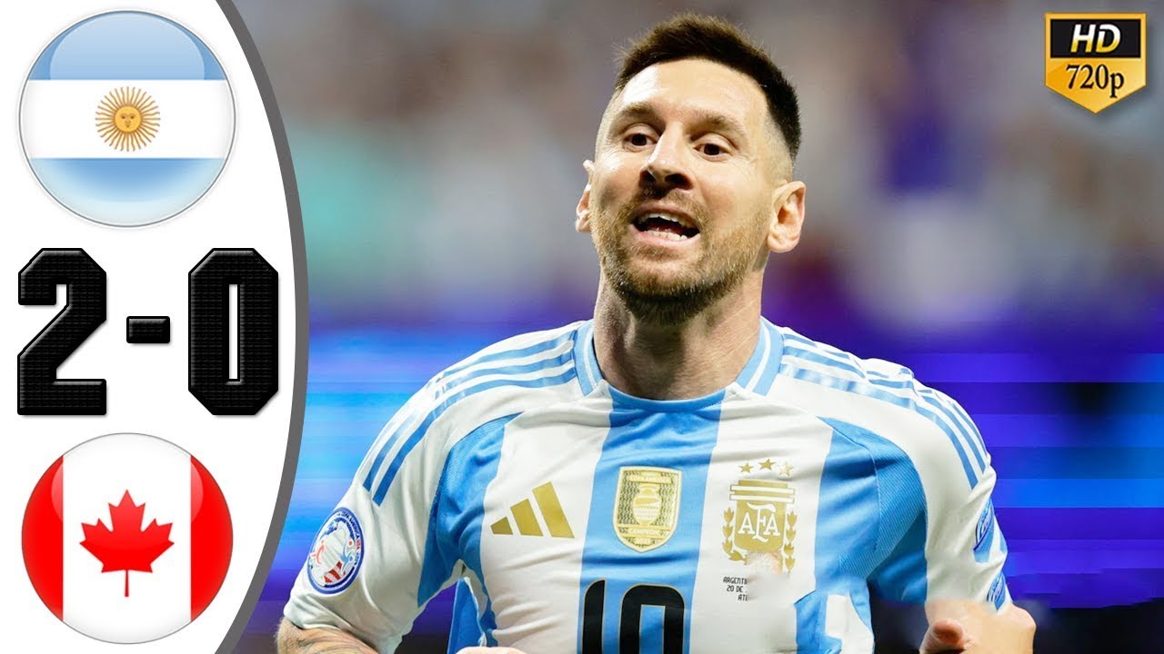 Highlights Copa America 2024 | Argentina - Canada | Messi bỏ lỡ cơ hội khó tin