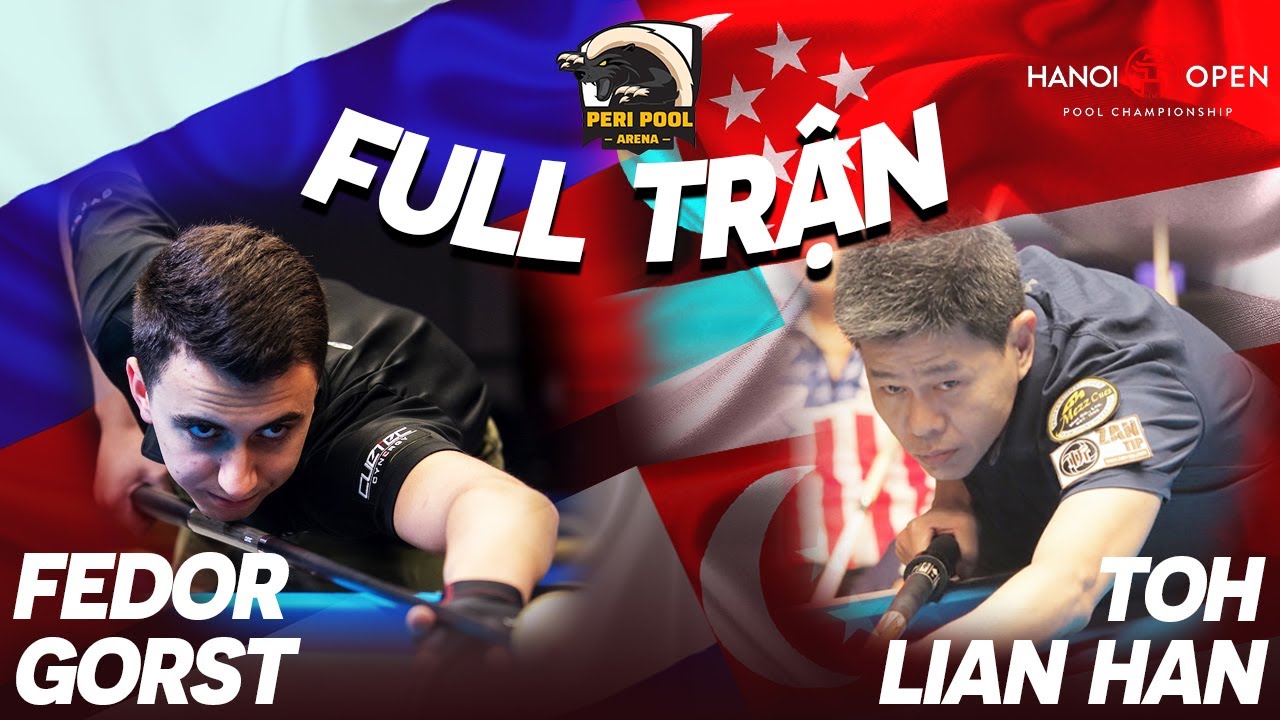 Full Trận | Fedor Gorst vs Toh Lian Han | Giải billiards Peri 9-Ball Open 2023 | Table TV