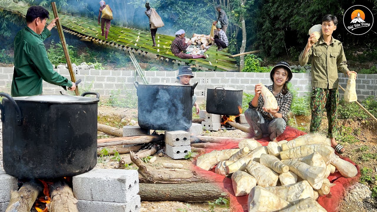 CẢ LÀNG ĐI QUA TƯỞNG NHÀ CÓ CỖ - VẬN CHUYỂN MĂNG LÊN ĐỈNH NÚI - Bùi Văn Trọng