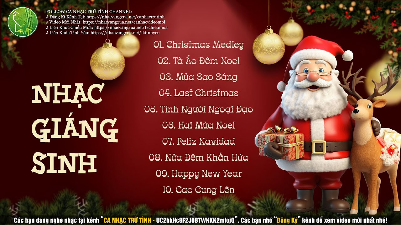 Ca Nhạc Giáng Sinh 2024 - LK Nhạc Giáng Sinh: Christmas Medley, Tà Áo Đêm Noel