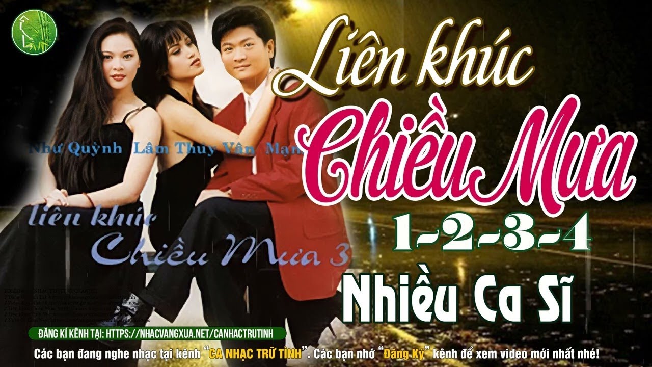 Liên Khúc Chiều Mưa 1234 Cực Hay, Chấn Động Hàng Triệu Con Tim - Như Quỳnh, Mạnh Đình, Trường Vũ