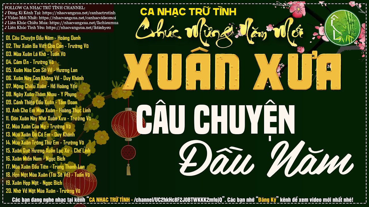 NHẠC XUÂN XƯA TRƯỚC 1975 - Xuân Đã Về, Cánh Thiệp Đầu Xuân | Nhạc Xuân Hải Ngoại Xưa Nhiều Danh Ca