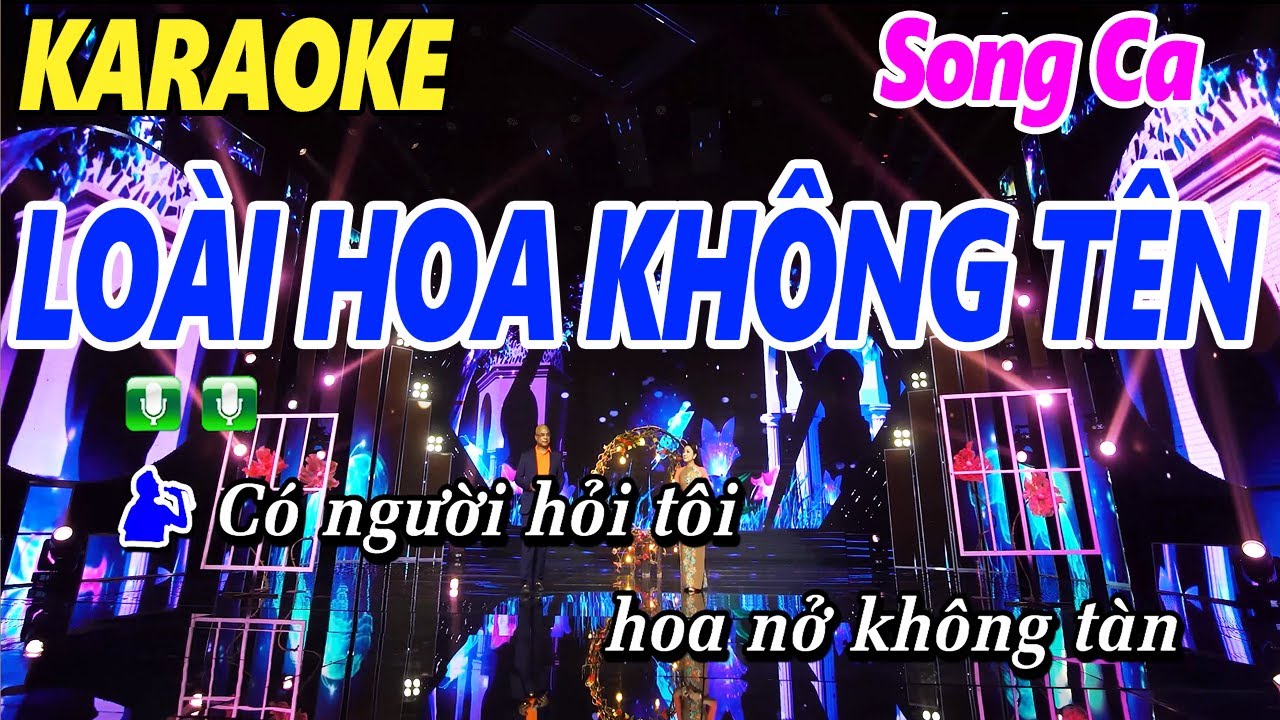 Loài Hoa Không Tên Karaoke Song Ca Dễ Hát - Beat Chuẩn Thúy Hà & Randy