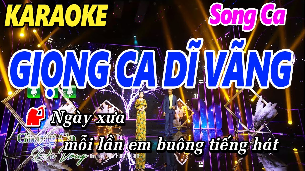 Giọng Ca Dĩ Vãng Karaoke Song Ca Dễ Hát - Beat Chuẩn Thúy Hà & Randy