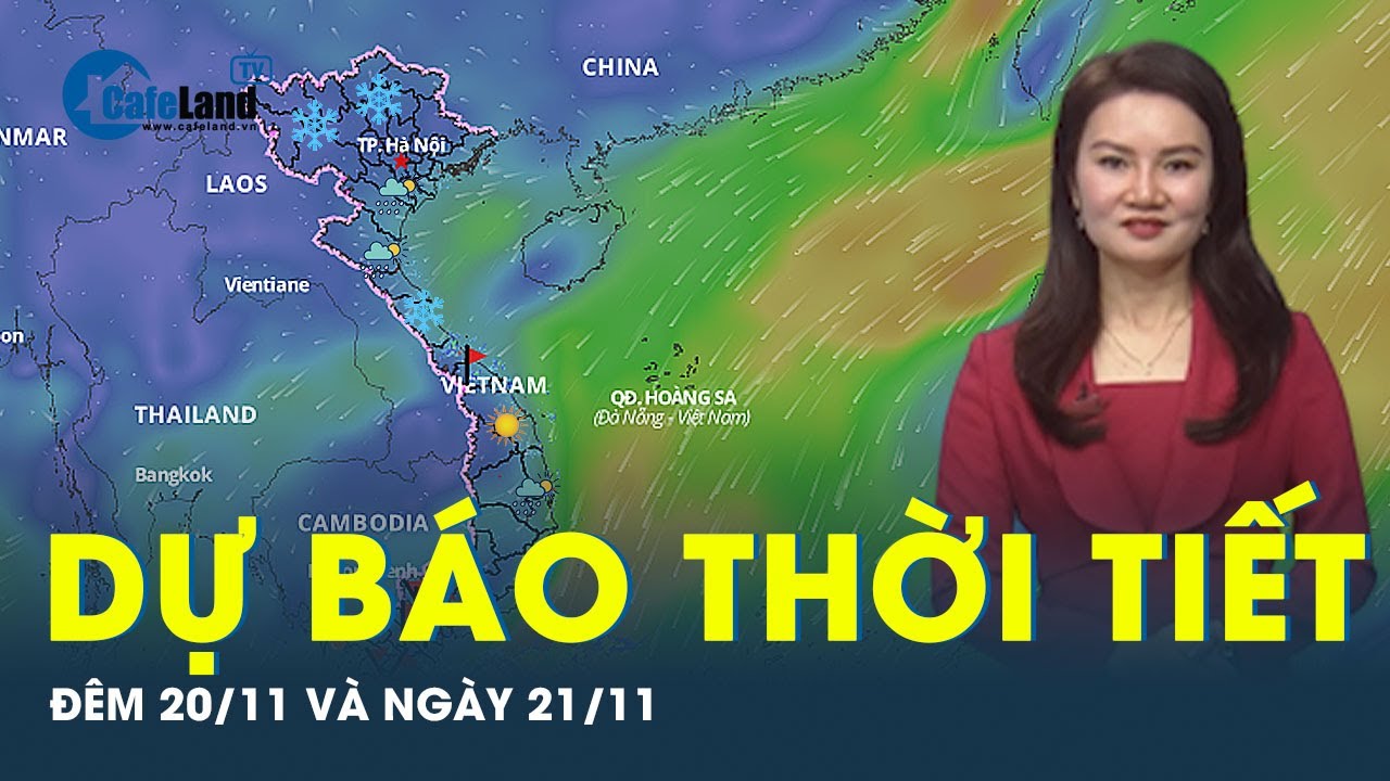 Dự báo thời tiết đêm nay và ngày mai 21/11: Bắc Bộ ngày nắng khô, đêm và sáng sớm trời rét |CafeLand