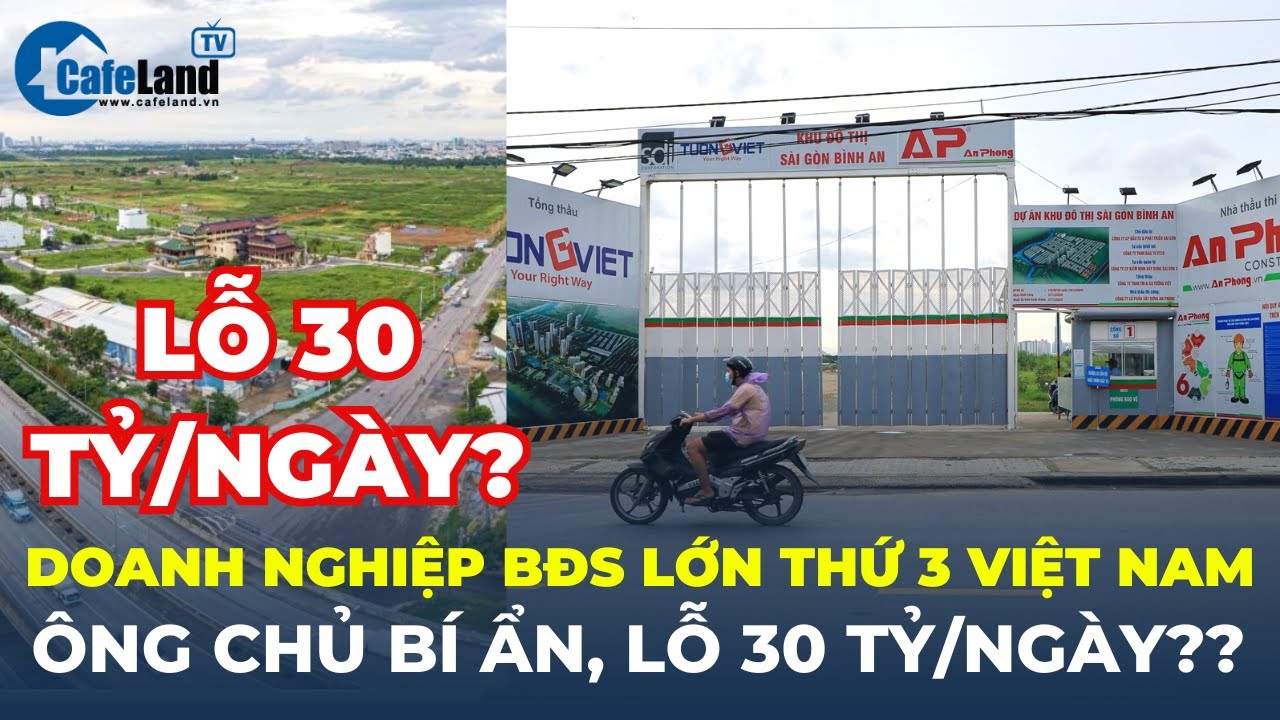 Ông chủ BÍ ẨN đứng sau doanh nghiệp BĐS LỚN THỨ 3 Việt Nam, lỗ 30 tỷ/ngày | CafeLand