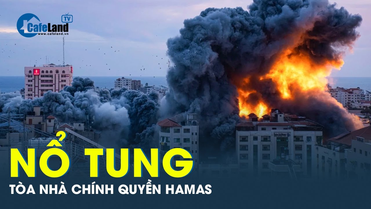 Israel đánh sập tòa nhà Hội đồng Lập pháp ở Dải Gaza | CafeLand