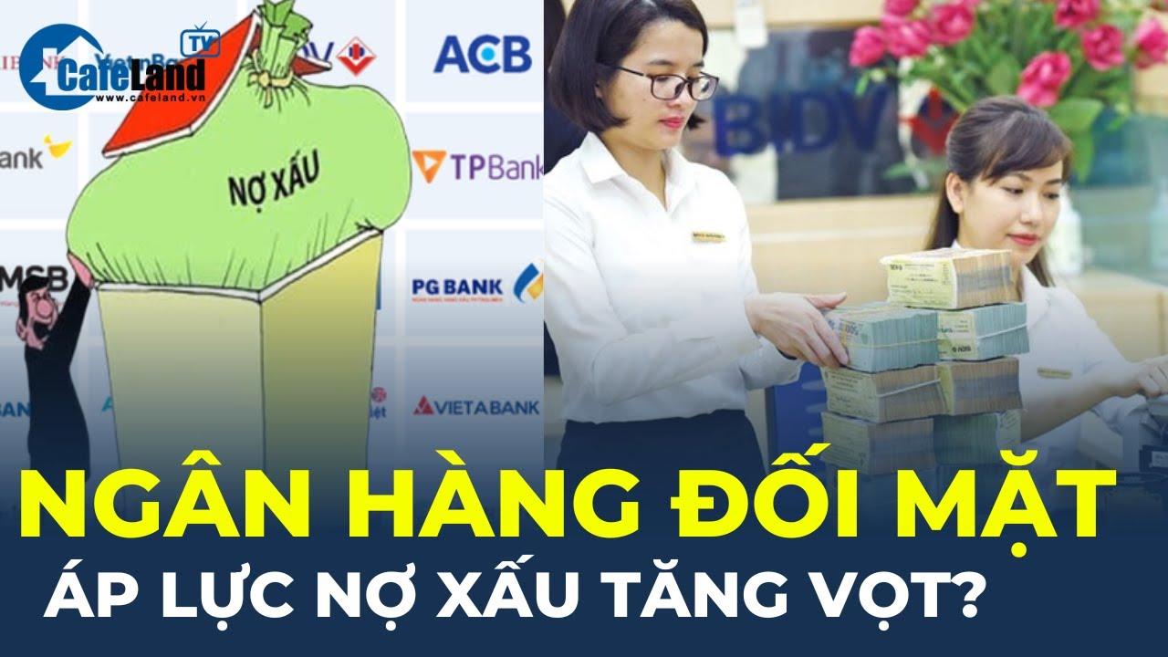 Ngân hàng đối mặt áp lực nợ xấu liên tục tăng vọt? | CafeLand