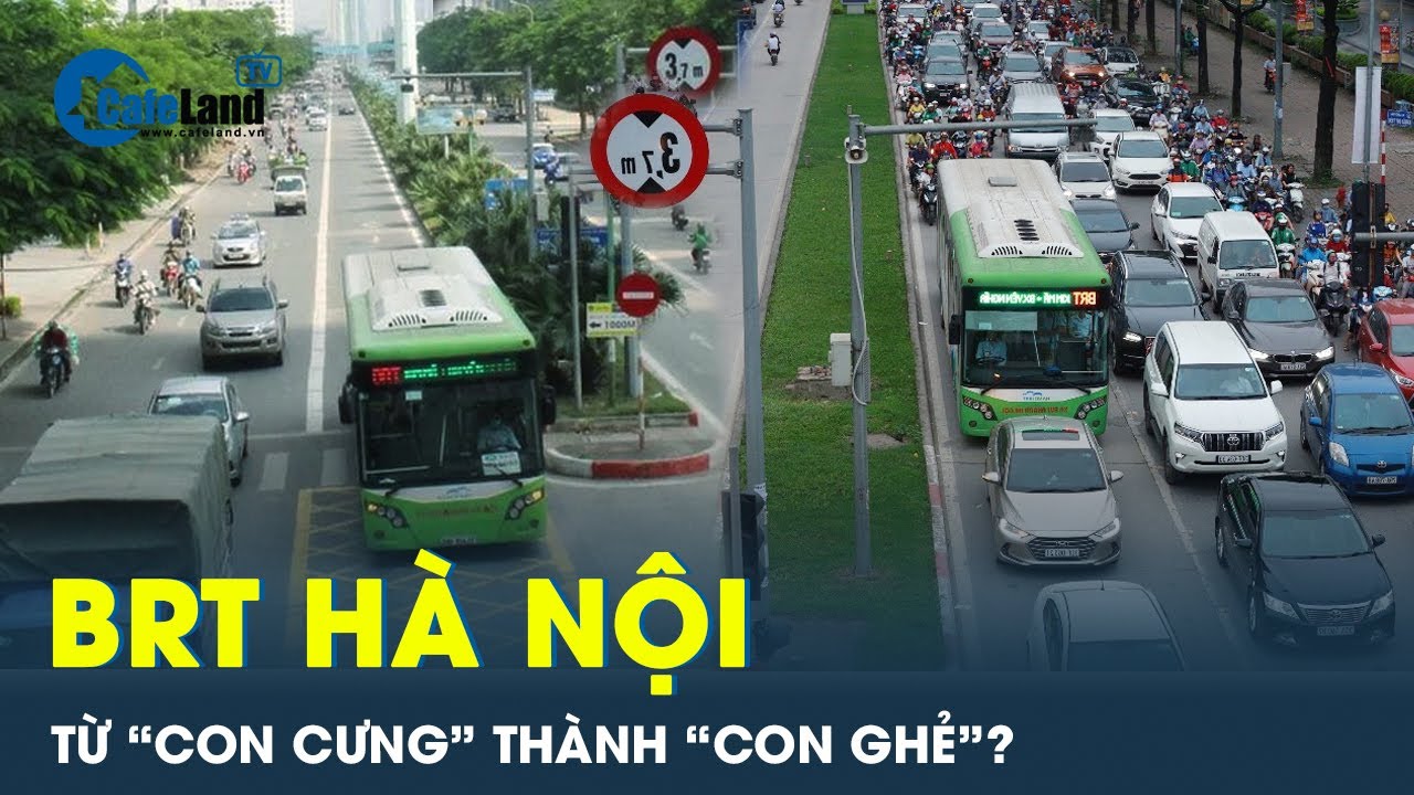 Hé lộ nguyên nhân Hà Nội dỡ biển báo làn đường buýt nhanh BRT | CafeLand