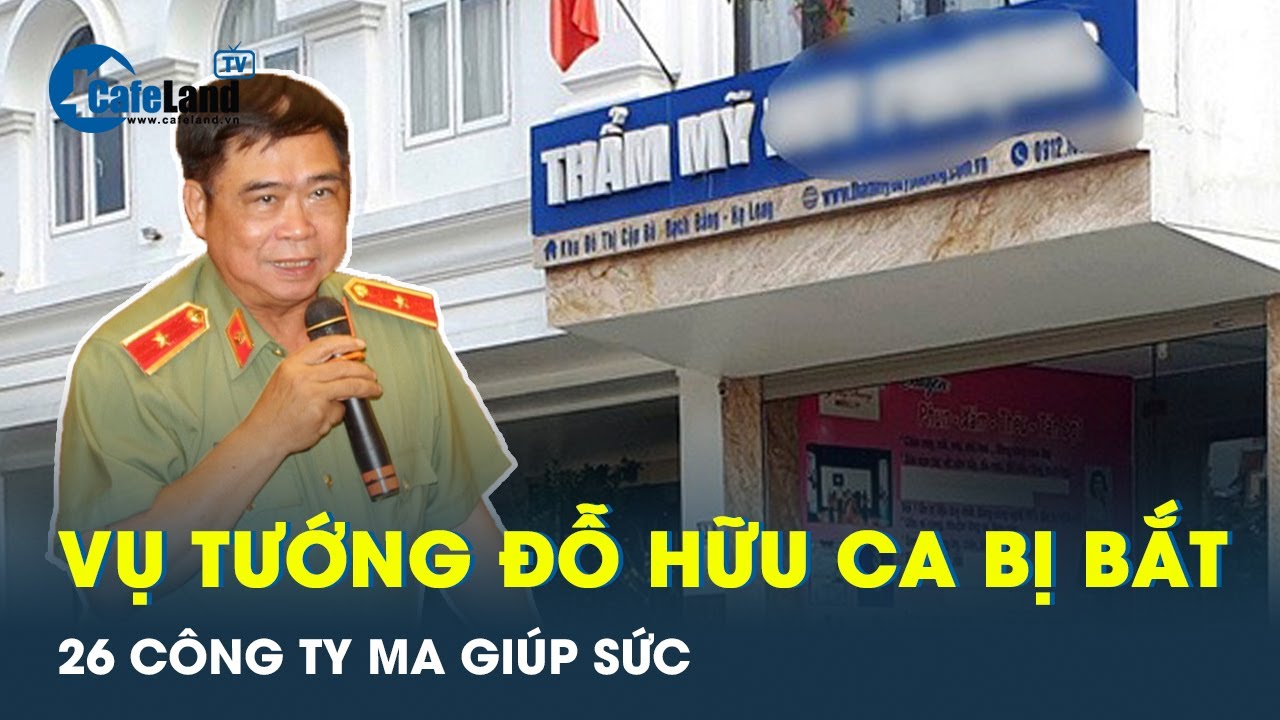 Vụ tướng Đỗ Hữu Ca bị bắt: “Ông trùm” mua bán hóa đơn điều hành 26 công ty | CafeLand